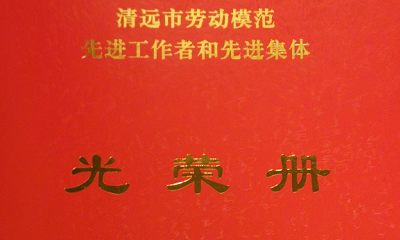 稀美資源榮獲“清遠(yuǎn)市先進(jìn)集體”稱號(hào)